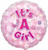 Balon botez folie metalizata 45cm New Baby Girl