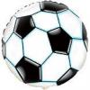 Balon folie metalizata soccer minge fotbal 45cm