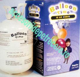 Butelie cu heliu de unica folosinta pentru 50 baloane