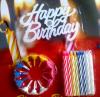 Lumanari de tort "happy birthday"