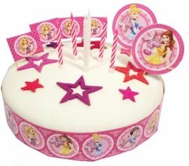 19 Accesorii pentru Decor Tort PRINCESS SPARKLE