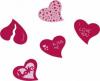 15 Decoratiuni confetti inimioare lemn cu mesaje
