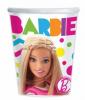 8 Pahare carton Barbie Sparkle 266ml