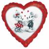 Balon folie metalizata 45cm MINNIE & MICKEY Love