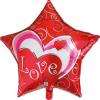 Balon folie metalizata 75x75cm  love  model star