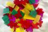 Confetti colorate plutitoare din hartie 100 gr