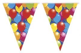 Banner stegulete triunghiulare 3m BALLOONS FANTASY