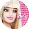10 farfurii 20cm barbie fabulous
