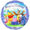 Balon folie metalizata 45cm winnie happy birthday party