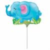 Balon folie metalizata minifigurina elefant 24cm