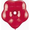 10 baloane latex floare deep red geo blossom 41cm