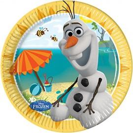 8 Farfurii carton plastifiat 20cm OLAF SUMMER