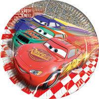 10 farfurii 20cm CARS PISTON CUP