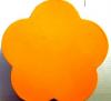 Cutie cadou 205x205x95 mm floral orange