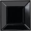 Farfurii plastic patrate plate18x18 cm modus vivendi negru set 8buc