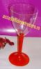Cupe Pahare plastic pentru sampanie vin cocktail DIVERSE CULORI Model 02 set 4buc