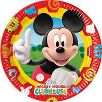 MICKEY CLUBHOUSE - 10 farfurii carton 23cm