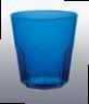 Pahare plastic reutilizabile cocktail 220ml albastru