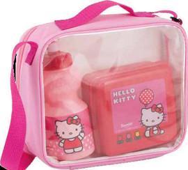 Set Lunchbag + Cutie Sandwich + Bidon Sport HELLO KITTY TULIP