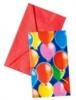 6 invitatii party cu plicuri balloons fantasy