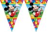 Banner 11 stegulete triunghiulare MICKEY PARTY TIME