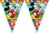 Banner 11 stegulete triunghiulare mickey party time