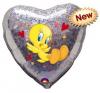 Balon folie metalizata 45cm TWEETY Holographic