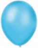 Baloane latex albastru deschis bleu metalizate 26cm calitate heliu