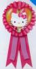 Decoratiune aniversara award ribbon hello kitty