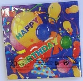 20 Servetele 33x33cm HAPPY BIRTHDAY PARTY