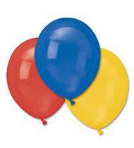 100 baloane colorate asortate latex standard 12cm calitate heliu