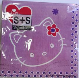 20 Servetele 33x33cm KITTY SWEETIE LILLA