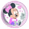 8 farfurii carton pastifiat 23cm minnie mouse infant