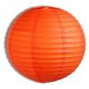 Lampion decorativ rotund pentru agatat portocaliu