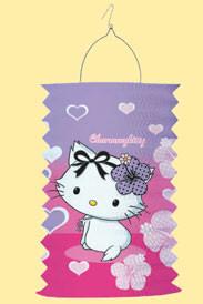 Lampion diametru 28cm CHARMY KITTY HEARTS