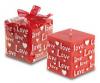 Lumanare decorativa cubica valentine's day  love