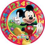 MICKEY NUMBERS - 10 Farfurii 20cm