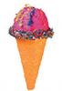 Pinata party model  icecream