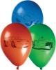 Set 12 baloane imprimate cars