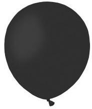 100 Baloane negre latex standard 12cm calitate heliu