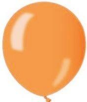 100 Baloane portocalii latex metalizate 12cm calitate heliu