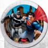 8 farfurii carton plastifiat 23cm batman vs. superman