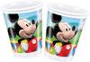 10 pahare plastic 200ml MICKEY PARTY TIME
