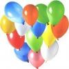 100 baloane latex culori asortate standard 13cm