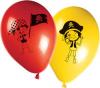 8 baloane latex imprimate micii pirati
