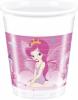 8 pahare party plastic 200ml fairies