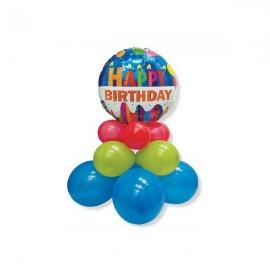 Decoratiune Baloane Happy Birthday inaltime 75cm
