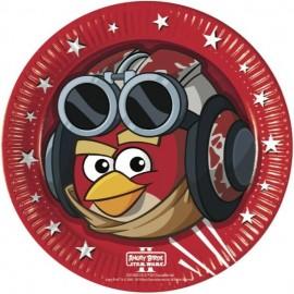 8 Farfurii Party 23cm ANGRY BIRDS STAR WARS