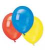 100 baloane latex culori asortate metalizate 12cm calitate heliu