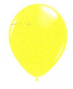 Set de 50 de baloane latex 26cm GALBEN calitate heliu